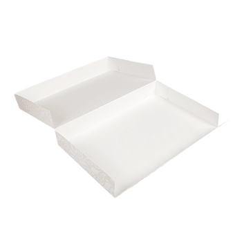 Boîte de transport Damassé pour plateau type traiteur 28 x 42 x 6 cm - carton de 100 unités