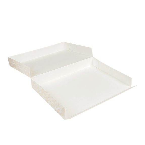 Boîte de transport Damassé pour plateau type traiteur 32 x 42 x 6 cm - carton de 100 unités
