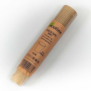 Gobelet en carton kraft 24 cl - paquet de 50 unités