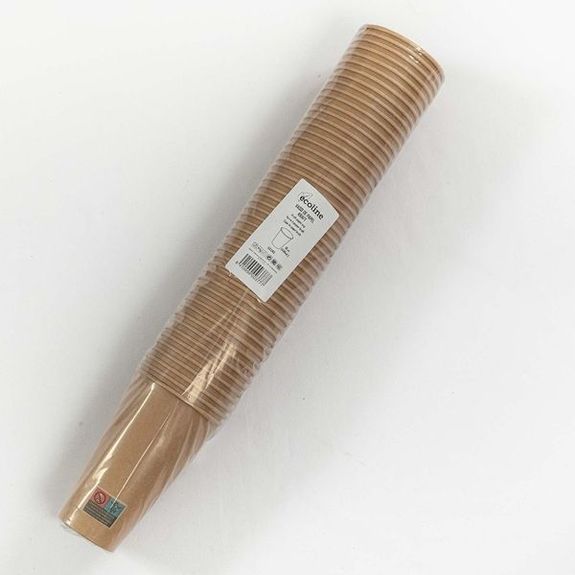 Gobelet en carton kraft 48 cl - paquet de 50 unités