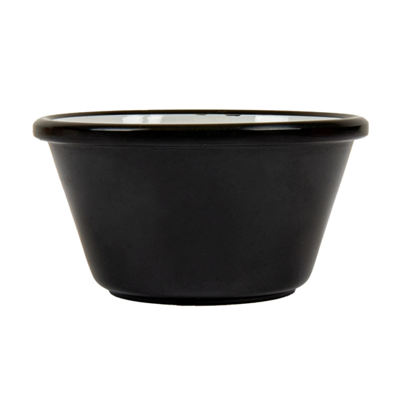 Ramequin en mélamine noir 60 ml - 6.4 x 3.5 cm - Pack de 24