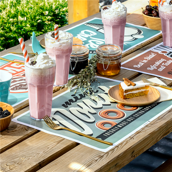 Set de table 31x43 cm VINTAGE GLACES ET DESSERTS - Carton de 2000 unités