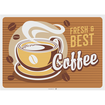 Set de table 31x43 cm VINTAGE COFFEE SHOP - Carton de 2000 unités