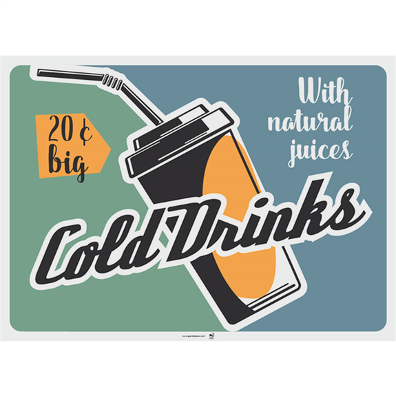 Set de table 31x43 cm VINTAGE FAST FOOD - Carton de 2000 unités