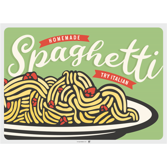 Set de table 31x43 cm VINTAGE PIZZERIA - Carton de 2000 unités