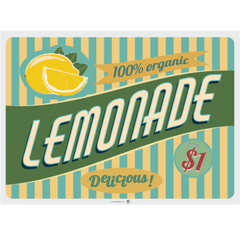 Set de table 31x43 cm VINTAGE JUS DE FRUITS - Carton de 2000 unités