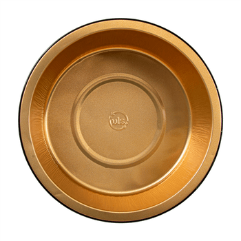 Ramequin noir et or en aluminium 17.4 x 4.3 cm - 718 ml - Pack de 50 unités