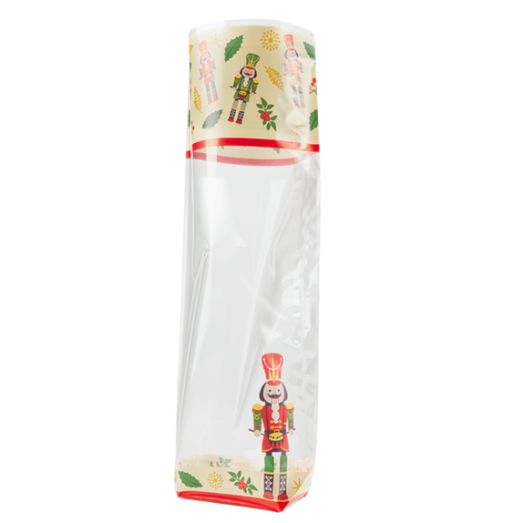 Sachet avec fond carton CASSE-NOISETTE 140 x 305 mm - carton de 1000 unités