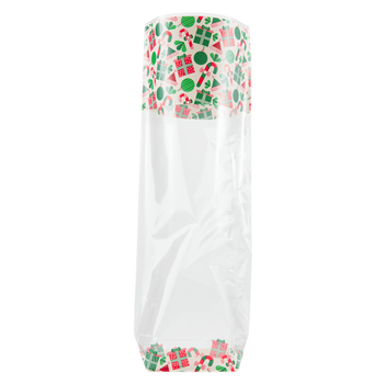 Sachet avec fond carton SUCRE D'ORGE NOËL 140 x 305 mm - carton de 1000 unités