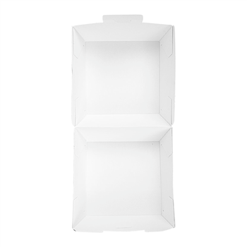 Coque burger large haute en carton nano-micro NOIRE 14.4x13.6x9.2 cm - carton de 500 unités