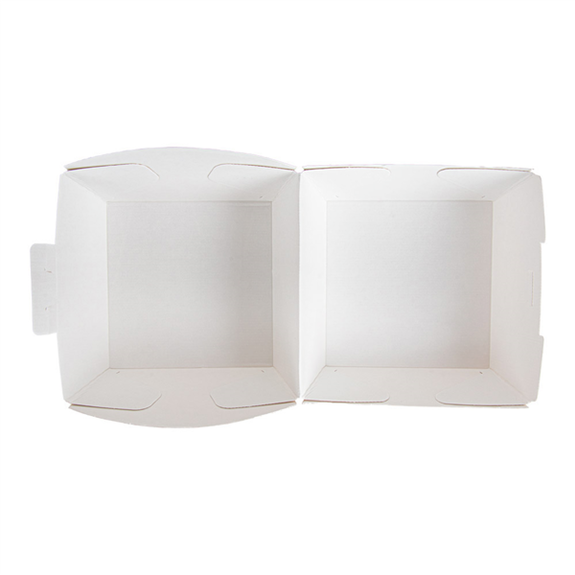 Coque burger large extra haute en carton nano-micro KRAFT 14.4x13.6x11.5 cm - carton de 500 unités