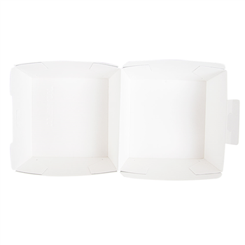 Coque burger jumbo en carton nano-micro NOIRE 13x12.5x9 cm - carton de 500 unités