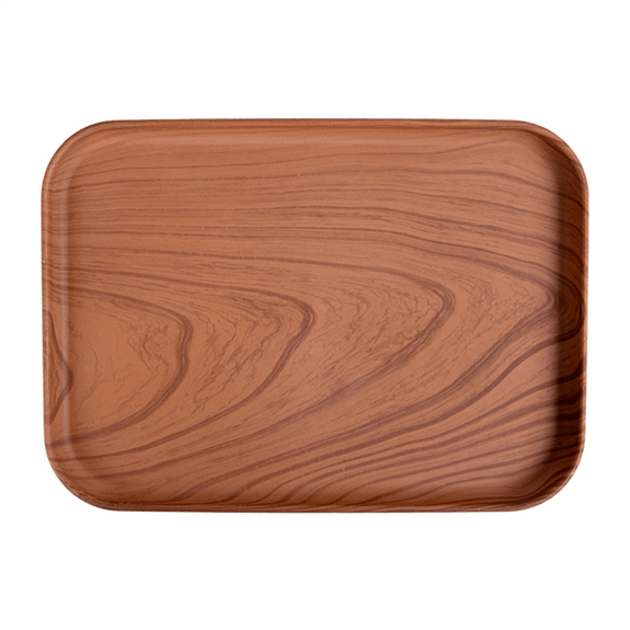 Plateau fast food 17 x 23.9 cm imitation BOIS