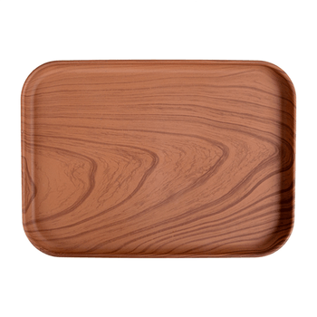 Plateau fast food 17 x 23.9 cm imitation BOIS