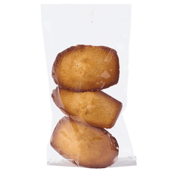 Sachet plat compostable 60 x 115 mm - pack de 100 unités