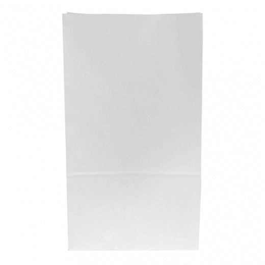 Sac papier SOS sans anses 25 + 15 x 43.5 cm neutre BLANC - carton de 250 unités