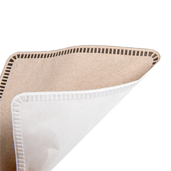 Dessous de verre neutre marron en tissue 9 cm - carton de 3000 unités