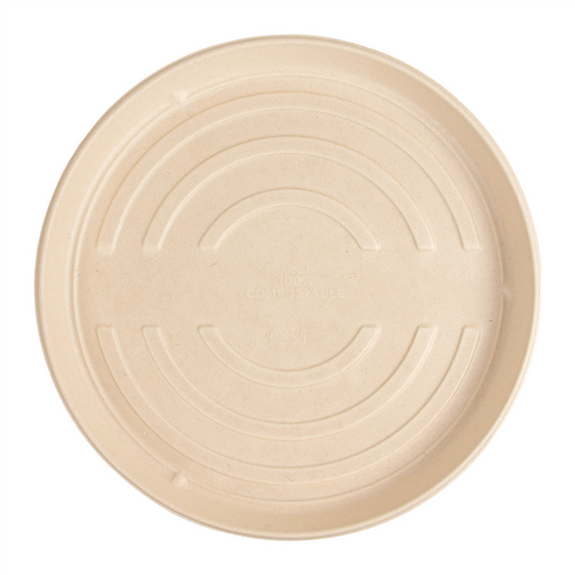 Assiette en Bagasse pour Pizza - 35.7 x 3.3 cm - carton de 150 unités