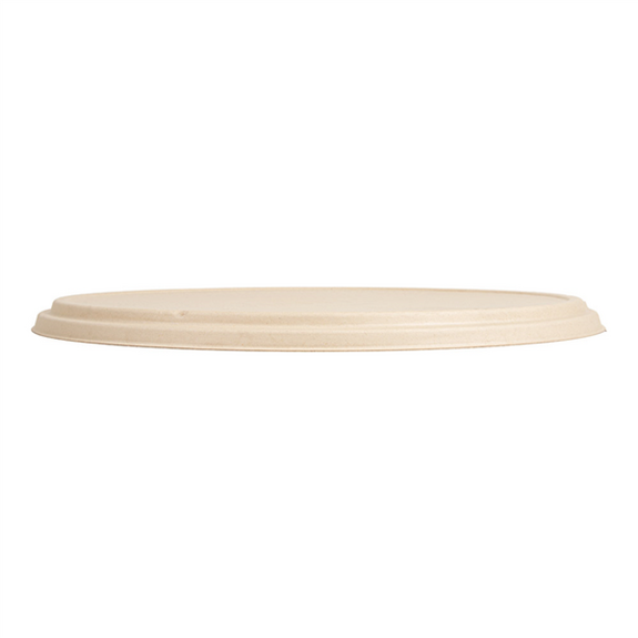 Couvercle pour Assiette en Bagasse pour Pizza - 36.4 x 1.9 cm - carton de 150 unités