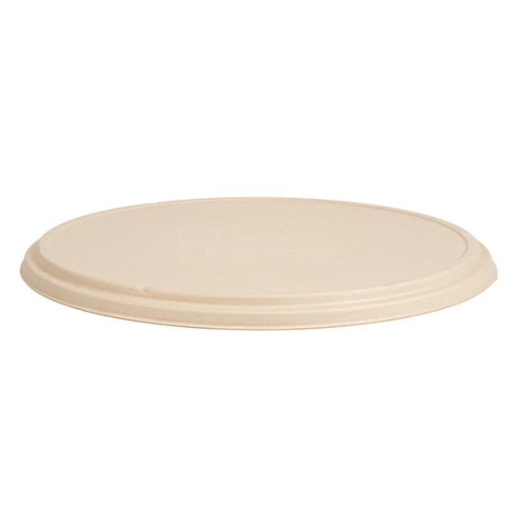 Couvercle pour Assiette en Bagasse pour Pizza - 36.4 x 1.9 cm - carton de 150 unités