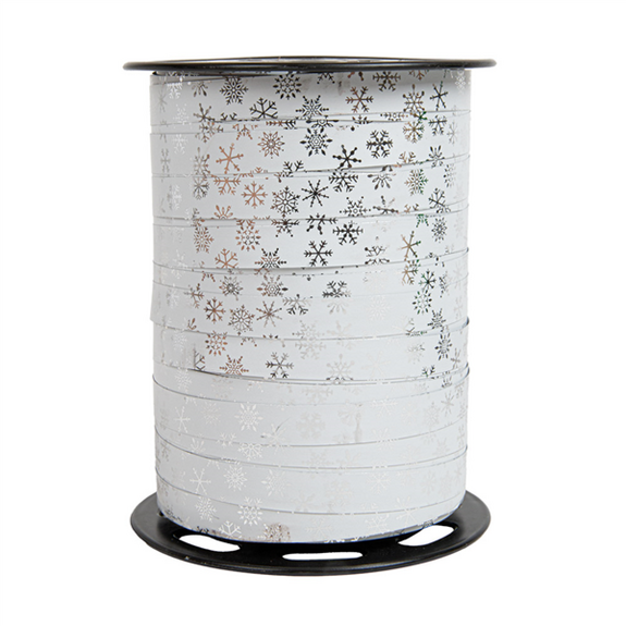 Bolduc miroir SNOW ARGENT 10 mm x 225 m - Vendu à l'unité