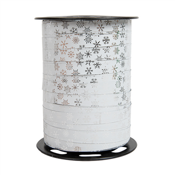 Bolduc miroir SNOW ARGENT 10 mm x 225 m - Vendu à l'unité