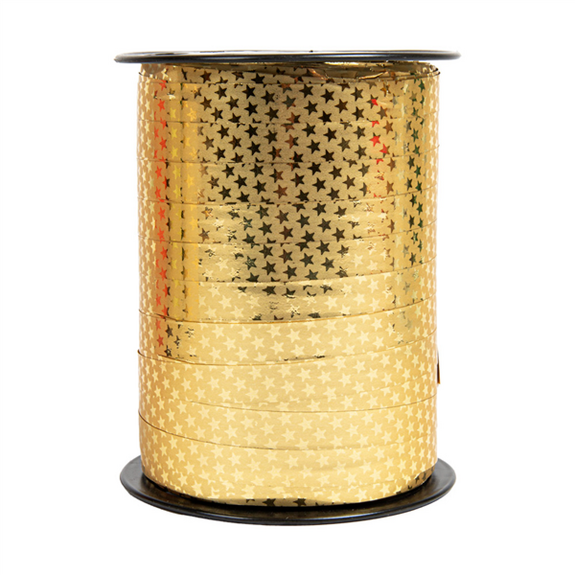 Bolduc miroir STARS OR 10 mm x 225 m - Vendu à l'unité