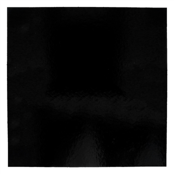 Support à pâtisserie carré double face OR et NOIR 25x25 cm - pack de 50 unités