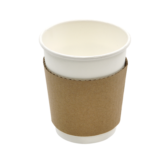 Bagues isolantes pour gobelets 240 ml  - paquet de 50 unités