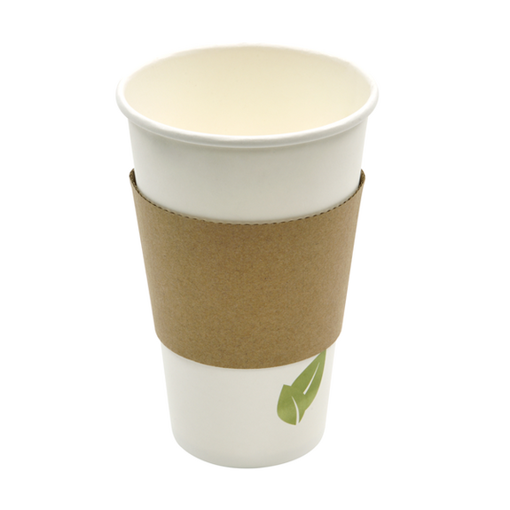 Bagues isolantes pour gobelets 360 et 480 ml  - paquet de 50 unités