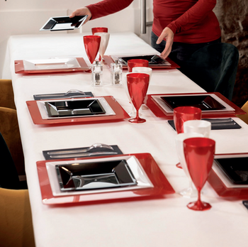 Verre à vin NACRE en PS 15 cl - Carton de 168 unités