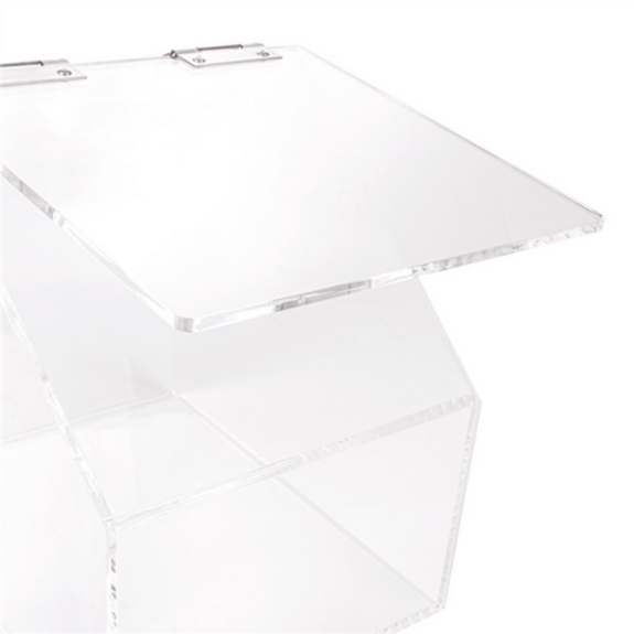 Présentoir acrylique pour patisseries ou autres en vrac- 20x25x26cm