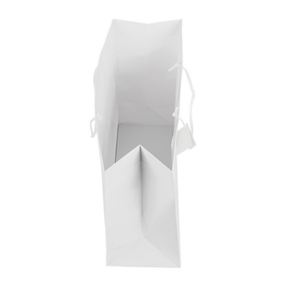 Sac boutique avec anse 40+15x32 cm  Kraft -  Carton de 100 unités