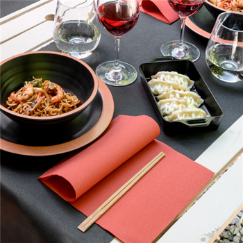 Serviette Double Point® 39x39cm ROUSSILLON - Carton de 1200 unités