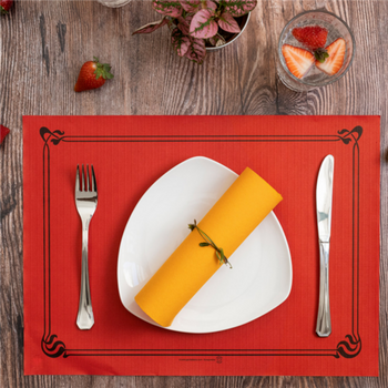 Set de table 31x43cm ROUGE - Carton de 2000 unités