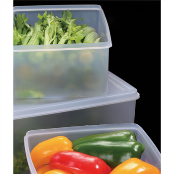 Récipient avec couvercle hermétique 18.5x18.5x11cm - 2500ml