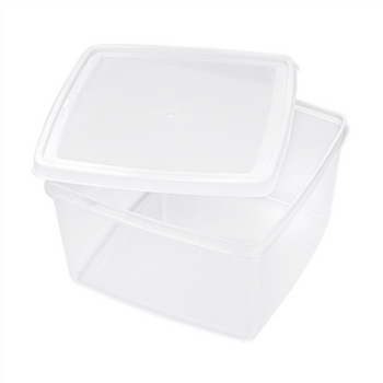 Récipient avec couvercle hermétique 18.5x18.5x11cm - 2500ml