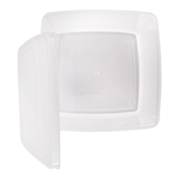 Récipient avec couvercle hermétique 18.5x18.5x11cm - 2500ml