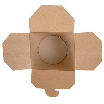 Pot en carton avec fermeture croisillon pour pâtes Feel Green 960 ml - carton de 450 unités