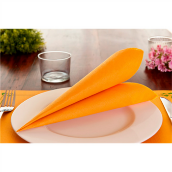Serviette Double Point® 39x39cm CLEMENTINE PASTEL - Carton de 1200 unités