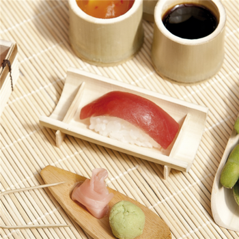 1/2 Kobe en bambou 5x10x2.3 cm - carton de 200 unités