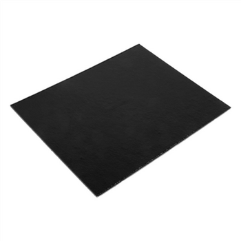 Support à pâtisserie rectangulaire double face OR et NOIR 16.5x13.5 cm - pack de 50 unités