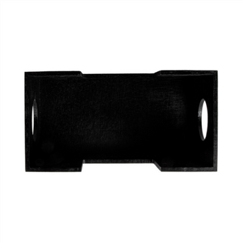 Distributeur en Bambou NOIR pour serviettes 40 x 40 cm (pliage : 1/8)