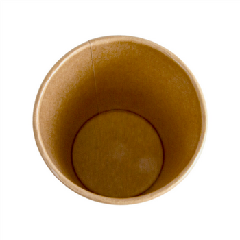 Gobelet COMPOSTABLE KRAFT double paroi en carton 24 cl pour café et boissons chaudes - carton de 1000 unités