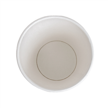 Gobelet COMPOSTABLE BLANC double paroi en carton 24 cl pour café et boissons chaudes - carton de 1000 unités