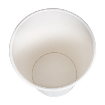 Gobelet COMPOSTABLE BLANC double paroi en carton 36 cl pour café et boissons chaudes - carton de 1000 unités