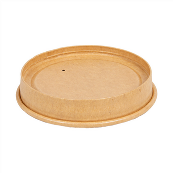 Couvercle compostable KRAFT pour gobelet 275.19 - carton de 1000 unités