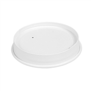 Couvercle compostable BLANC pour gobelet 275.24 - carton de 1000 unités