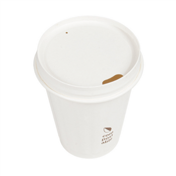 Couvercle compostable KRAFT pour gobelet 275.25 et 275.26 - carton de 1000 unités