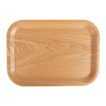 Plateau fast food en BOIS 28.5 x 20.5 cm